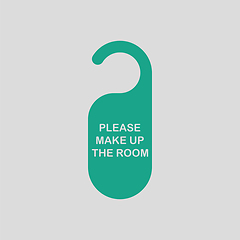 Image showing Mke up room tag icon