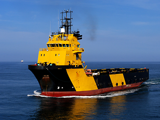 Image showing Offshore Supply Ship at Sea