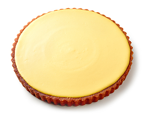 Image showing fresh mango vegan cake