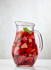 Image showing jug of red sangria