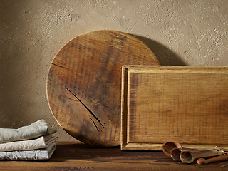 Image showing wooden cutting boards