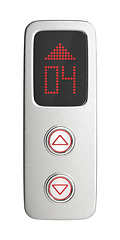 Image showing Elevator call buttons