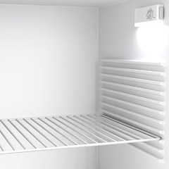 Image showing Empty minibar refrigerator inside
