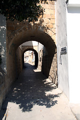 Image showing narrow passage
