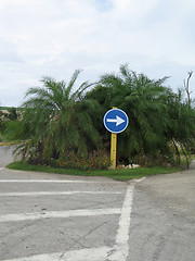 Image showing street direction sign