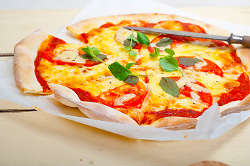 Image showing Italian pizza Margherita