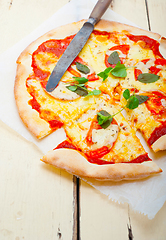 Image showing Italian pizza Margherita