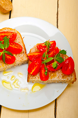 Image showing Italian tomato bruschetta
