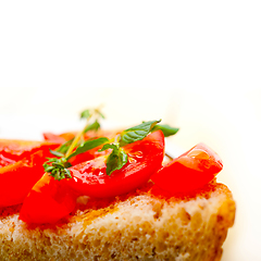 Image showing Italian tomato bruschetta