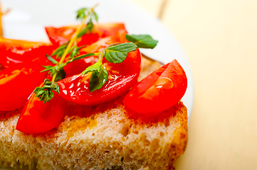 Image showing Italian tomato bruschetta