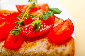 Image showing Italian tomato bruschetta