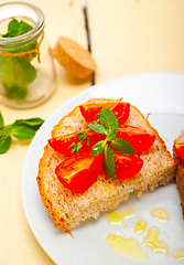 Image showing Italian tomato bruschetta