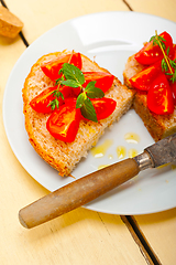 Image showing Italian tomato bruschetta