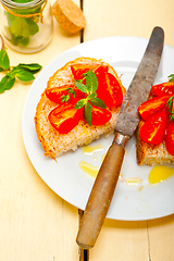 Image showing Italian tomato bruschetta