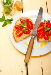 Image showing Italian tomato bruschetta