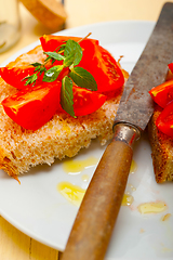 Image showing Italian tomato bruschetta