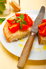 Image showing Italian tomato bruschetta