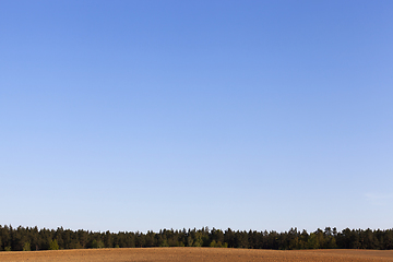 Image showing landscape with blue sky