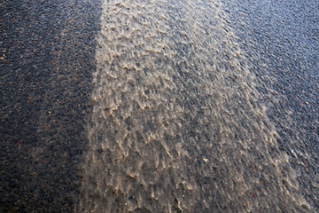 Image showing dirty snow and slush