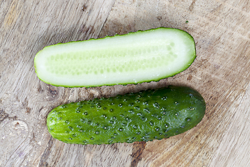 Image showing sliced cucumber