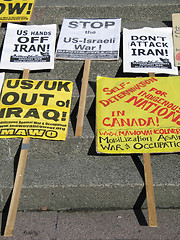 Image showing anti war sign