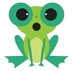 Image showing Strange frog vector or color illustration