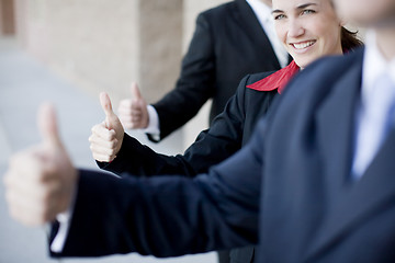 Image showing Business Thumbs-up