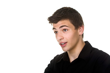 Image showing Surprised Young Man