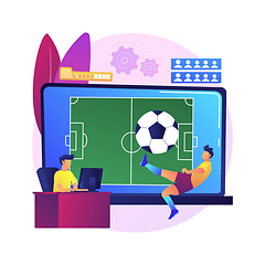 Image showing Sports games abstract concept vector illustration.