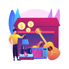 Image showing Garage sale abstract concept vector illustration.