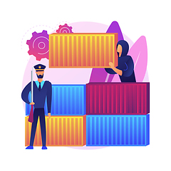 Image showing Smuggling abstract concept vector illustration.