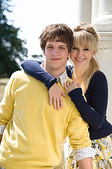 Image showing Caucasian couple in love