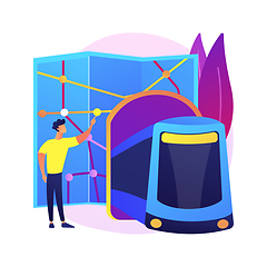 Image showing Underground transport abstract concept vector illustration.