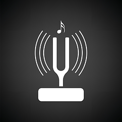 Image showing Tuning fork icon