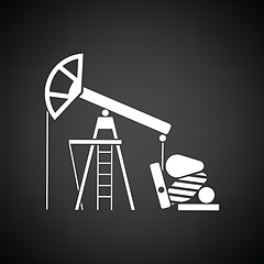 Image showing Oil pump icon