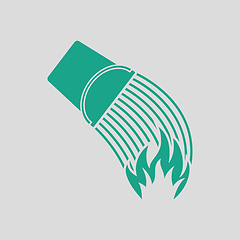 Image showing Fire bucket icon