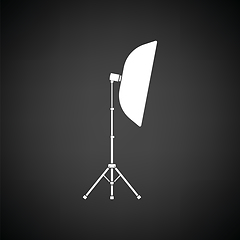 Image showing Icon of softbox light