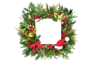 Image showing Decorative Christmas Festive Background Composition