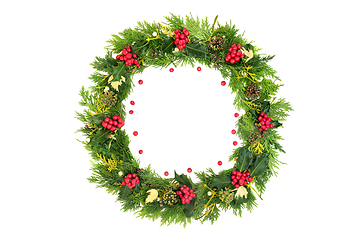 Image showing Christmas Wreath for the Festive Holiday Season