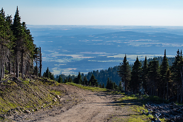 Image showing Beautiful scenic nature views at spokane mountain in washington