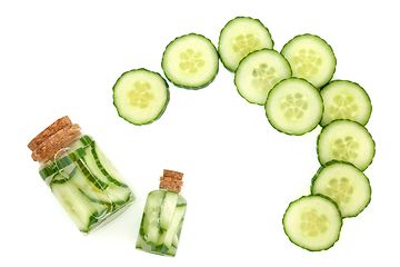 Image showing Cucumber for Soothing Eye Care