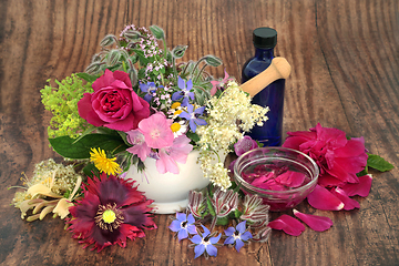 Image showing Natural Healing Herbs for Aromatherapy Remedies 