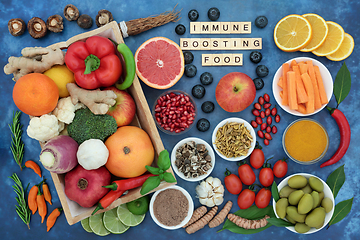 Image showing Immune Boosting Food for a Vegan Diet