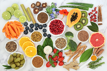 Image showing Vegan Health Food to Boost Immune System