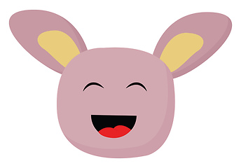 Image showing monster with big ears vector or color illustration