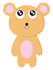 Image showing Bear, vector color illustration.