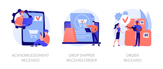 Image showing Order processing vector concept metaphors