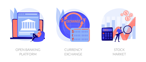 Image showing Financial system vector concept metaphors