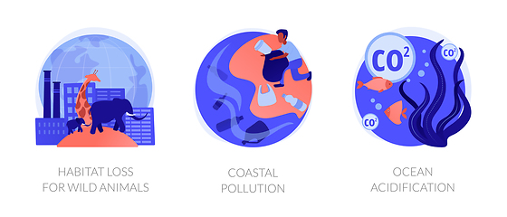 Image showing Habitat destruction vector concept metaphors