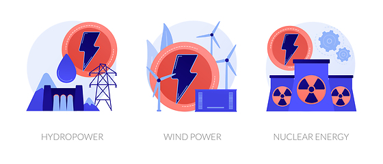 Image showing Renewable energy vector concept metaphors.